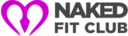 The Naked Fit Club logo gray